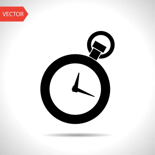 Icon of clock — Stock Vector