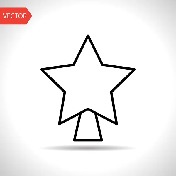 Xmas star icon — Stock Vector