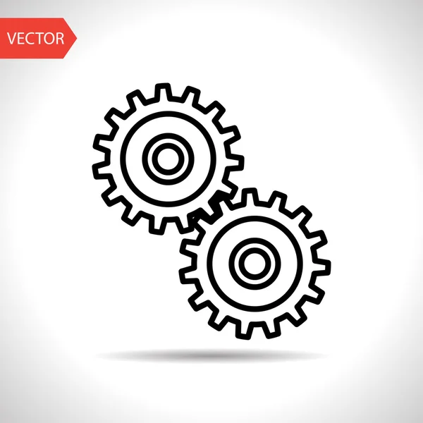 Ikon vektor - Stok Vektor