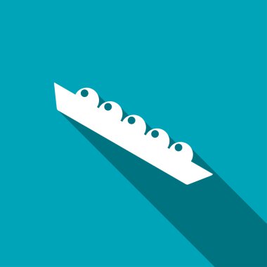 Vektör bezelye simgesi. Gıda simgesi. Eps10