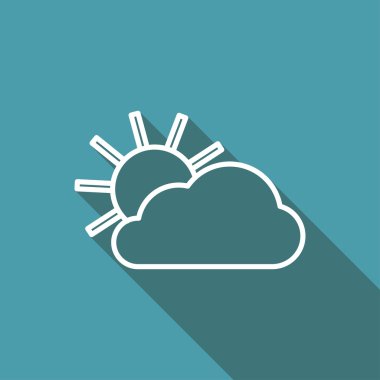 Güneş ve bulut simgesi