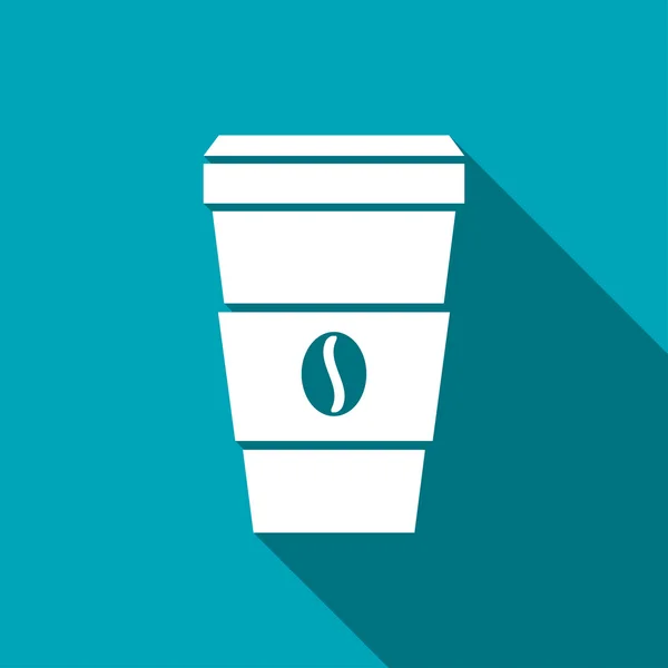 Icona della tazza di caffè vettoriale. Icona del cibo. Eps10 — Vettoriale Stock