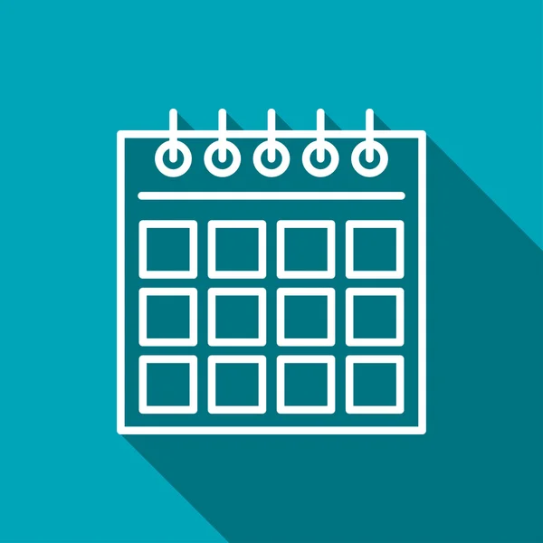 Icône du calendrier — Image vectorielle