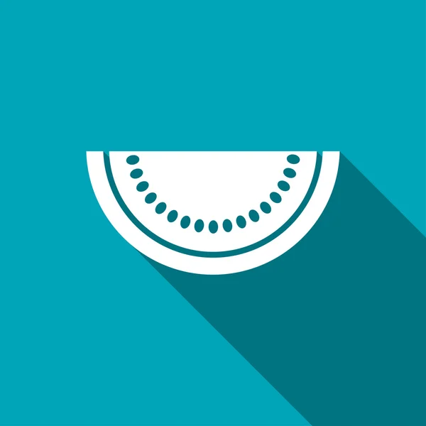 Vector watermelon slice icon. Food icon. Eps10 — Stock Vector