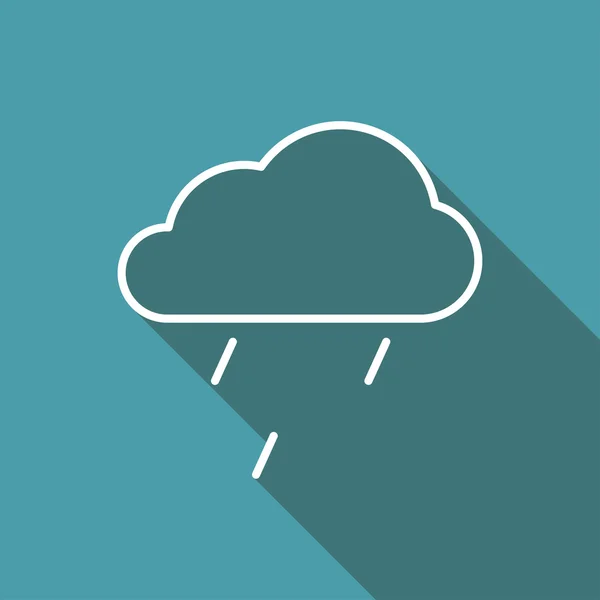 Icône de pluie — Image vectorielle