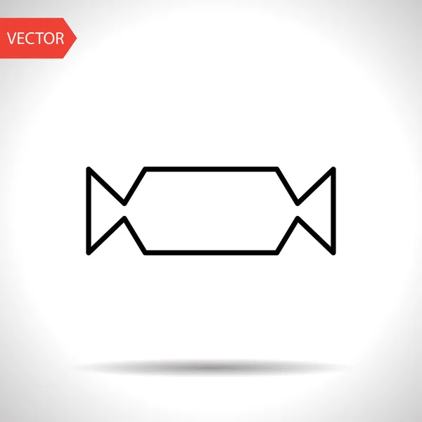 Vector icono plano — Vector de stock