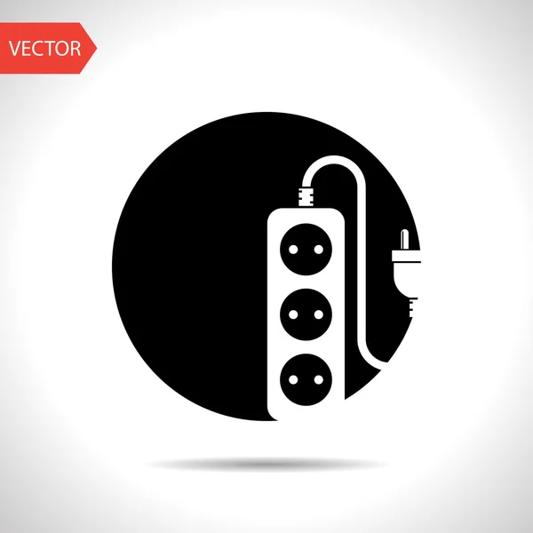 Extension cord icon — Stock Vector