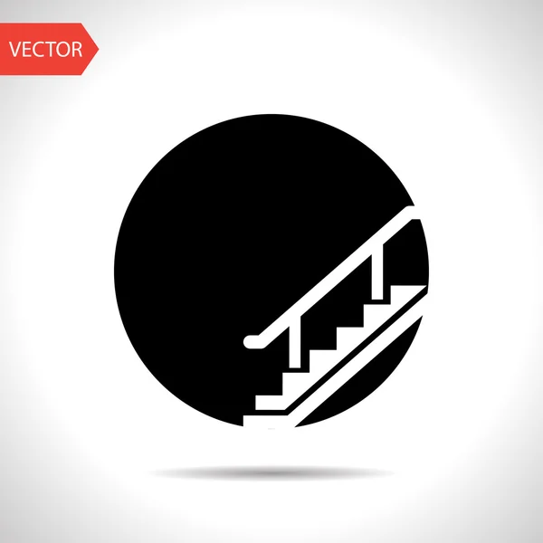 Treppen-Symbol — Stockvektor