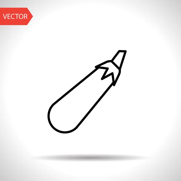 Vector icono plano — Vector de stock