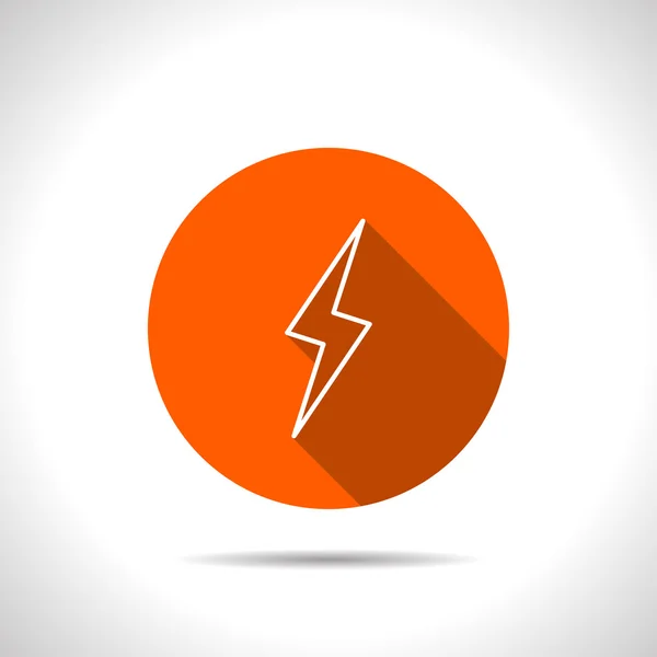 Icon of lightning — Stock Vector