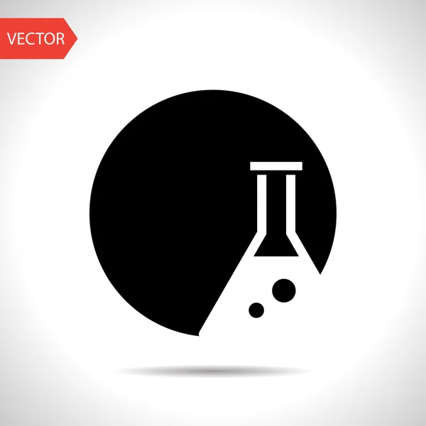 Icon of test tube — Stock Vector