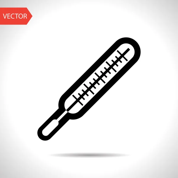 Icono del termómetro médico — Vector de stock