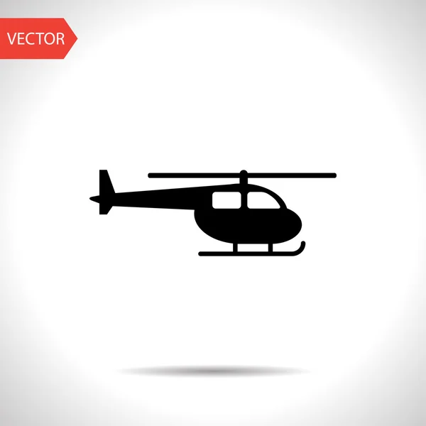 Ikona helikopter — Wektor stockowy