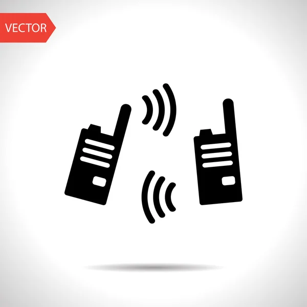 Vector illustration of modern radio — Stock Vector