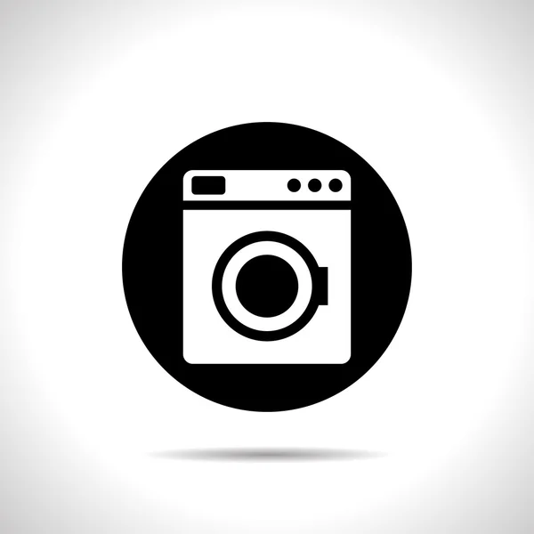 Ícone da máquina de lavar roupa — Vetor de Stock