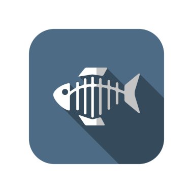 Fishbone vektör simgesi