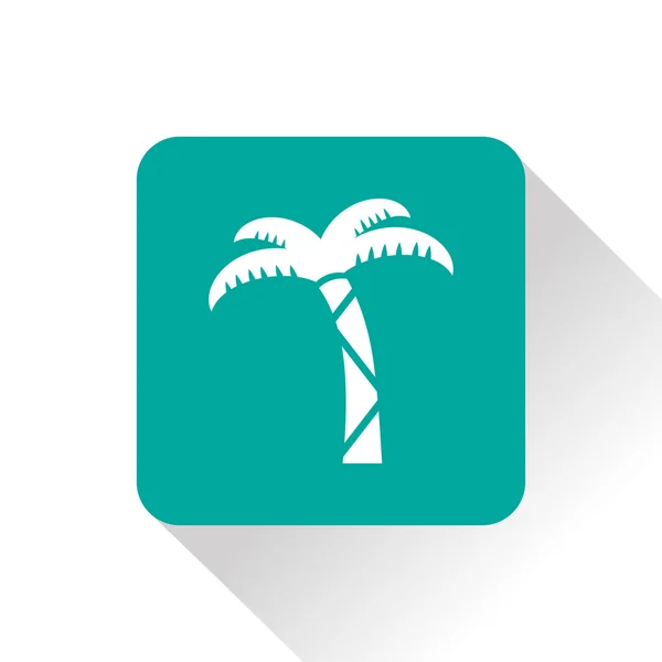 Icono vectorial de palmera — Archivo Imágenes Vectoriales