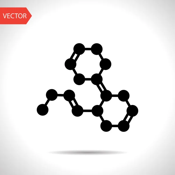 Icono de fórmula química — Vector de stock