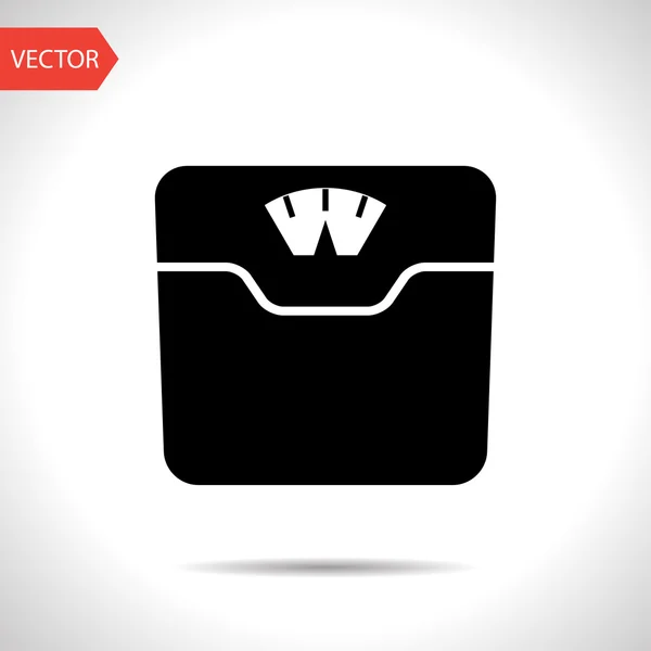 vektörel banyo ağırlık ölçek simgesi