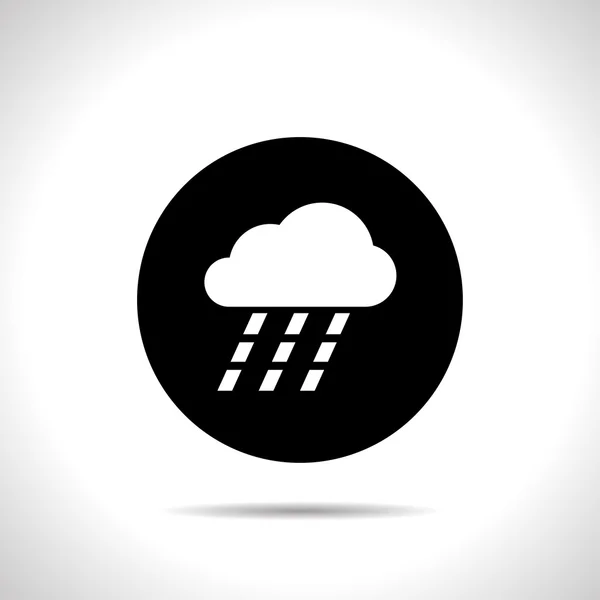 Icono de lluvia fuerte — Vector de stock