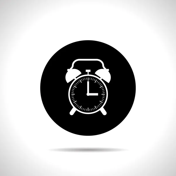 Icon of alarm clock — Stock Vector
