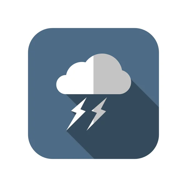 Icône de la tempête — Image vectorielle