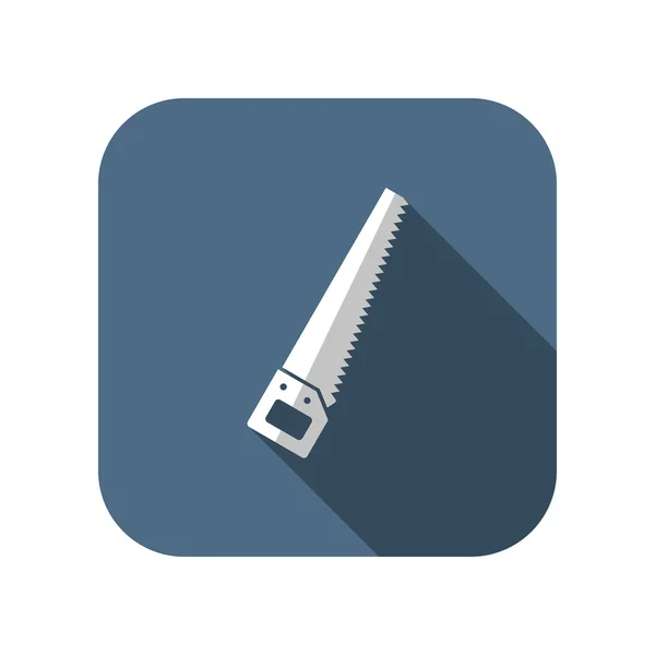 Icono de la sierra manual — Vector de stock