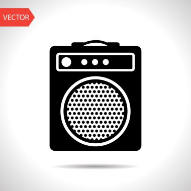 gitar amplifikatör simgesi