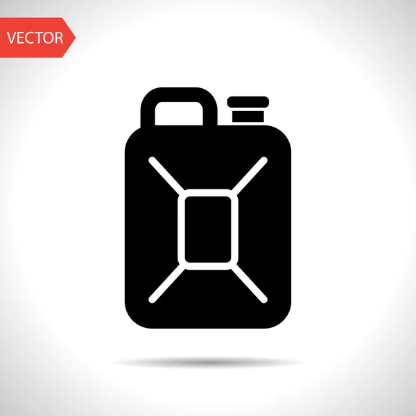 Brandstof busje pictogram — Stockvector