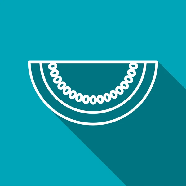 Vector watermelon slice icon. Food icon. Eps10 — Stock Vector
