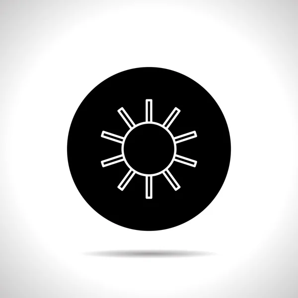 Icon of sun — Stock Vector