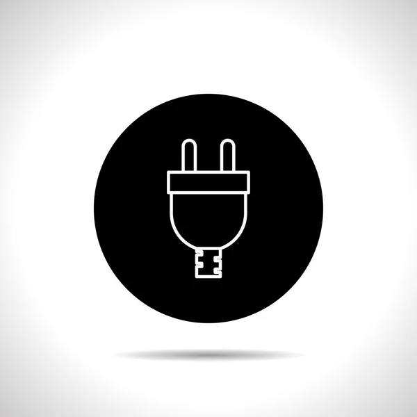 Pictogram van de plug — Stockvector