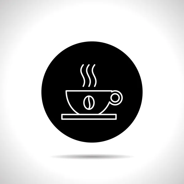 Icono de la taza de café — Vector de stock