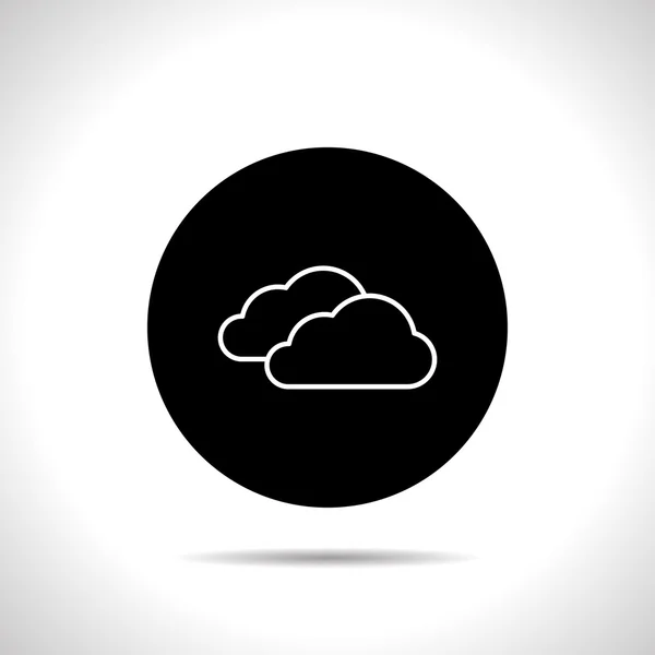 Icon of clouds — Stock Vector
