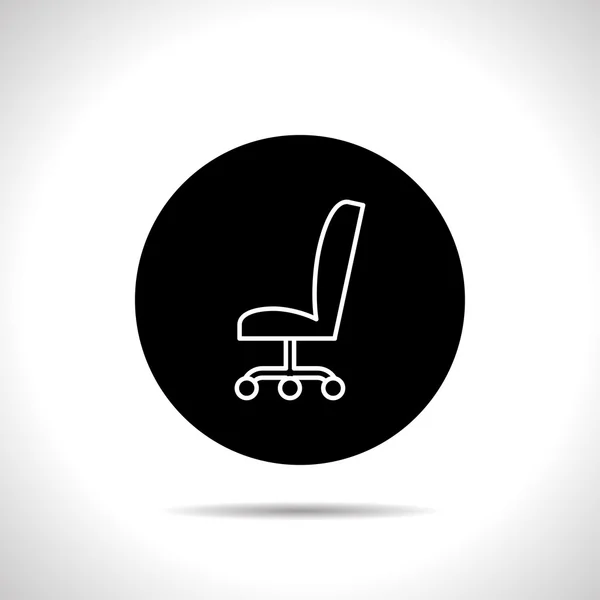 Ikon office szék — Stock Vector