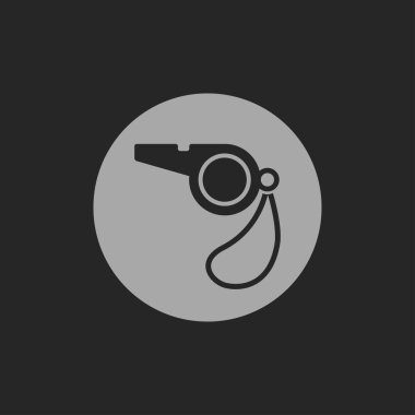 Düdük simgesi. Hakem sembolü