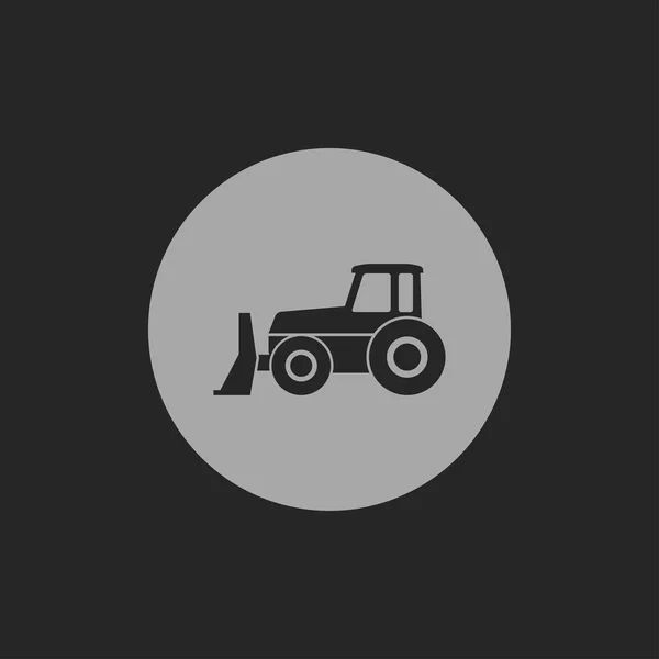 Bulldozer-Symbol — Stockvektor