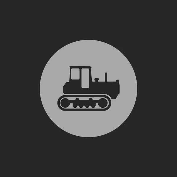 Ikona buldozer — Stockový vektor