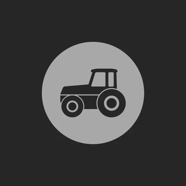 Tractor vector icon — Stock Vector