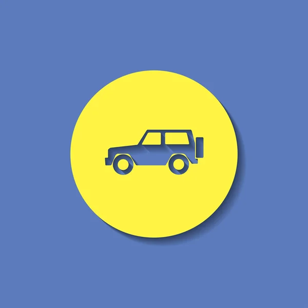 Icona vettoriale del furgone — Vettoriale Stock