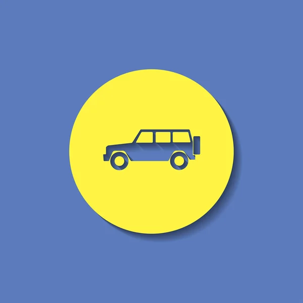 Icona vettoriale del furgone — Vettoriale Stock