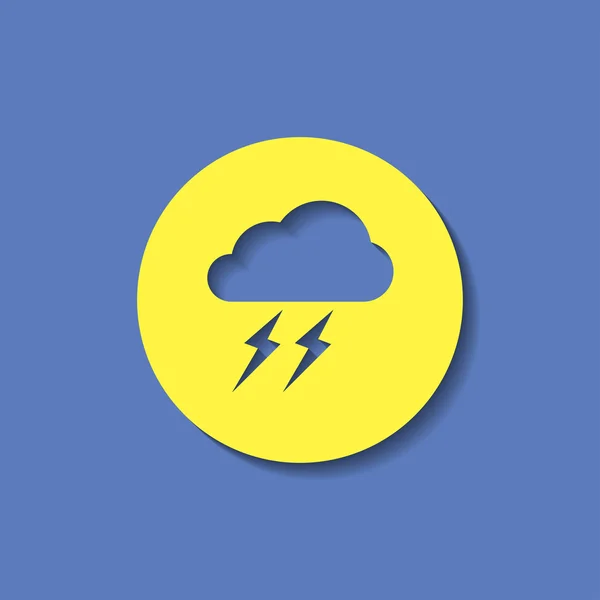 Vector icono de tormenta — Vector de stock