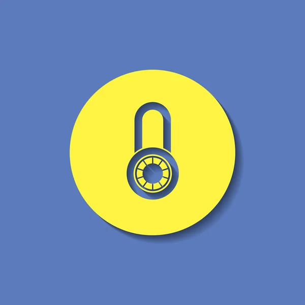 Icon of code lock — Stock Vector