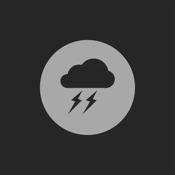 Icono de tormenta — Vector de stock