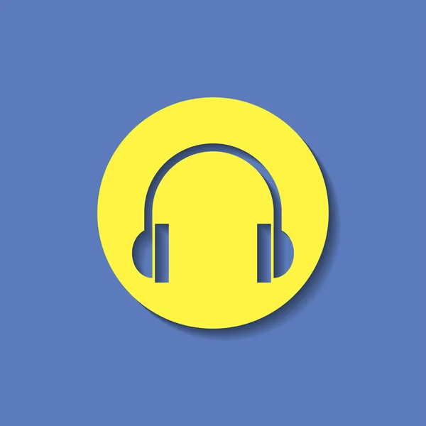 Icono de auriculares — Vector de stock