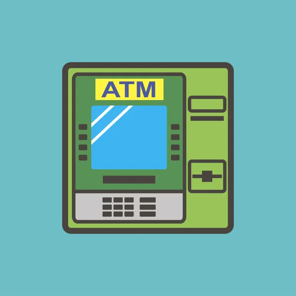 Icono de atm — Vector de stock