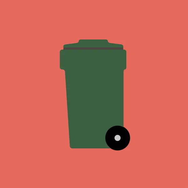 Icône de poubelle — Image vectorielle