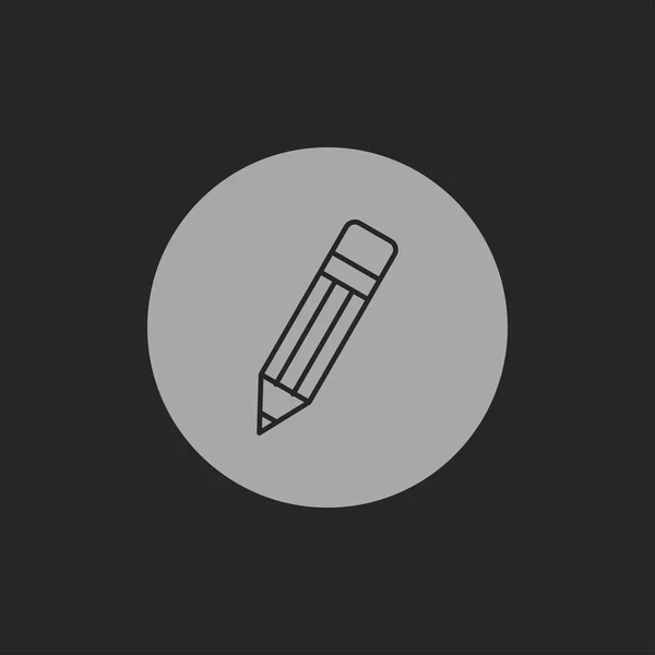 Icône de crayon — Image vectorielle