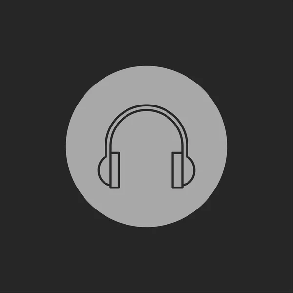 Ikona słuchawki — Wektor stockowy