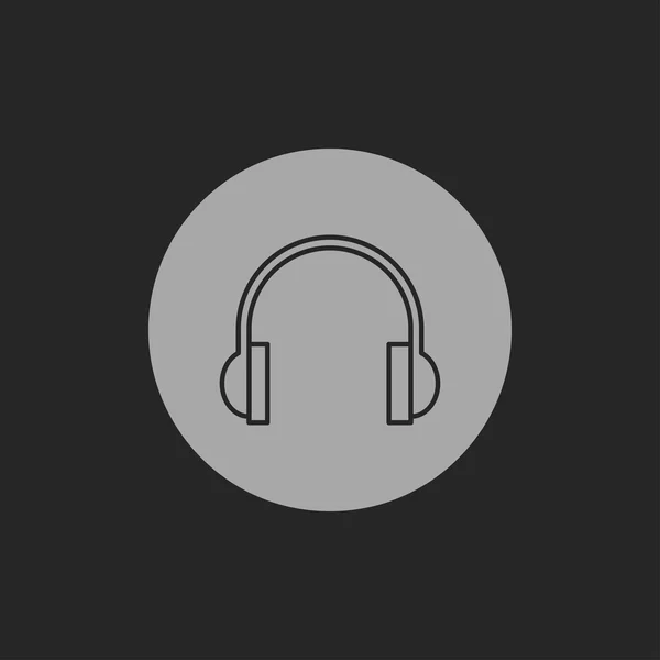 Icono de auriculares — Vector de stock